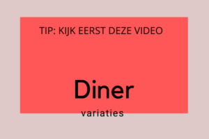 diner variatie