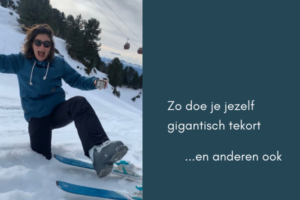 zo doe je jezelf gigantisch tekort