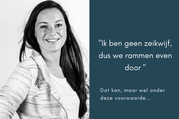 ik ben geen zeikwijf, dus we rammen even door